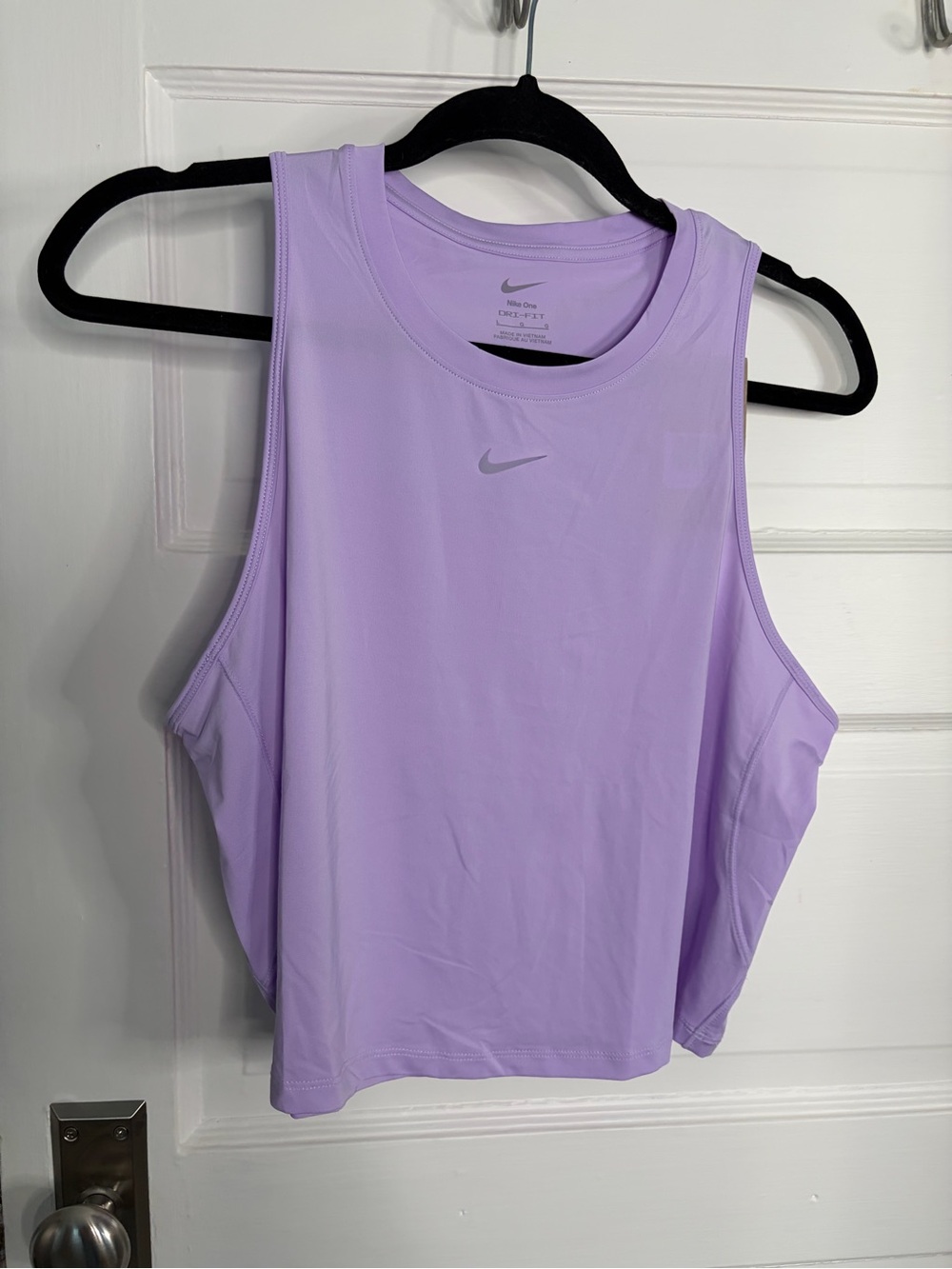 NWT Nike One Lavender Performance Crop Tank Top
